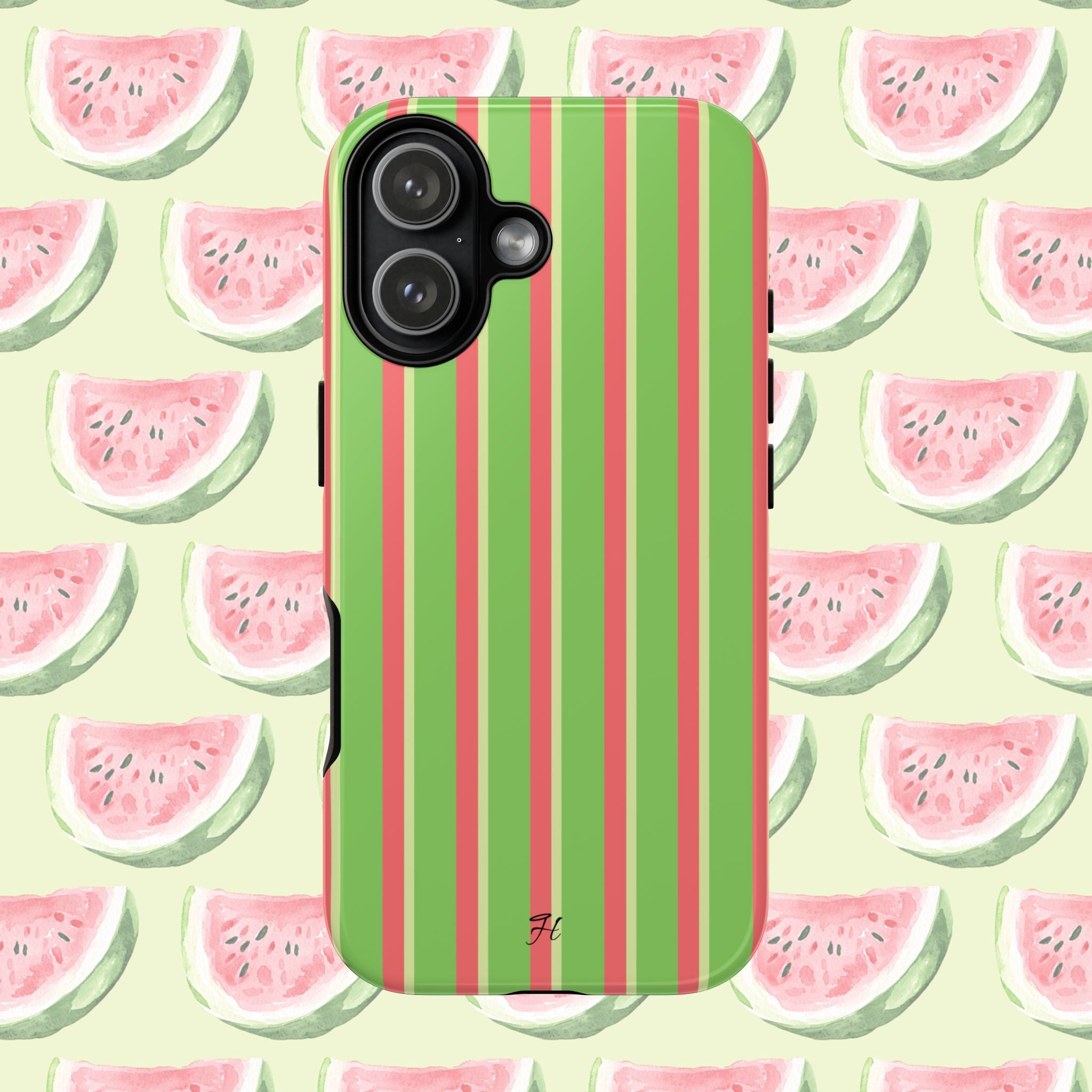 Watermelon Double Stripe Phone Case