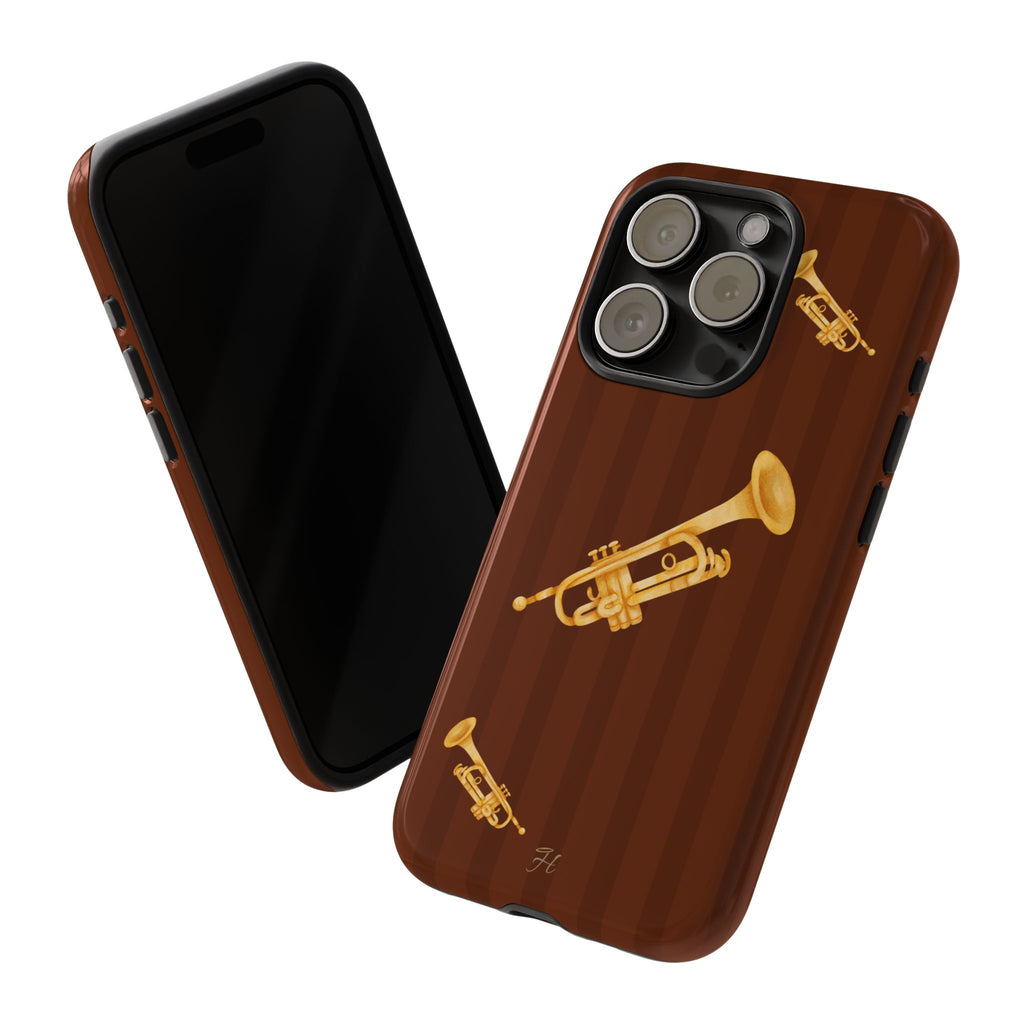 Trumpet Brown Phone Case - Halo Collective