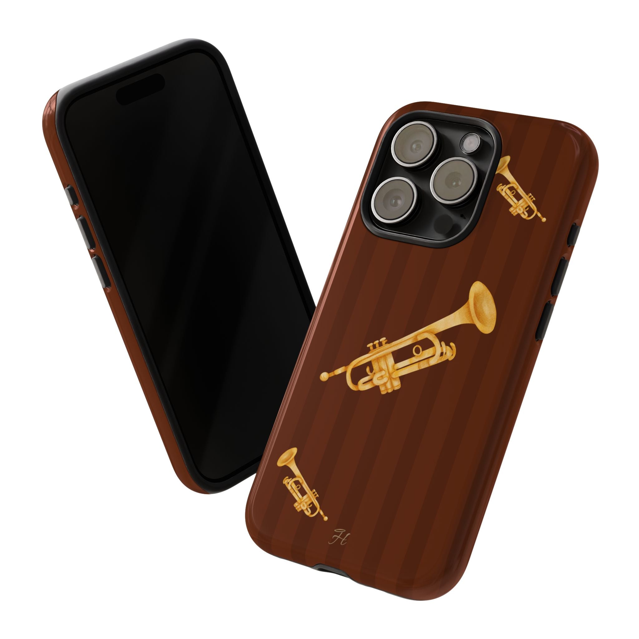 Trumpet Brown Phone Case - Halo Collective